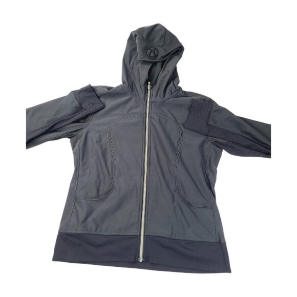 lululemon athletica Tops - Lululemon Women's Black Scuba Long Sleeve Casual Full Zip Hoodie Size M